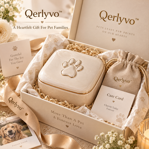 Qerlyvo™ Ceramic Paw Keepsake Box