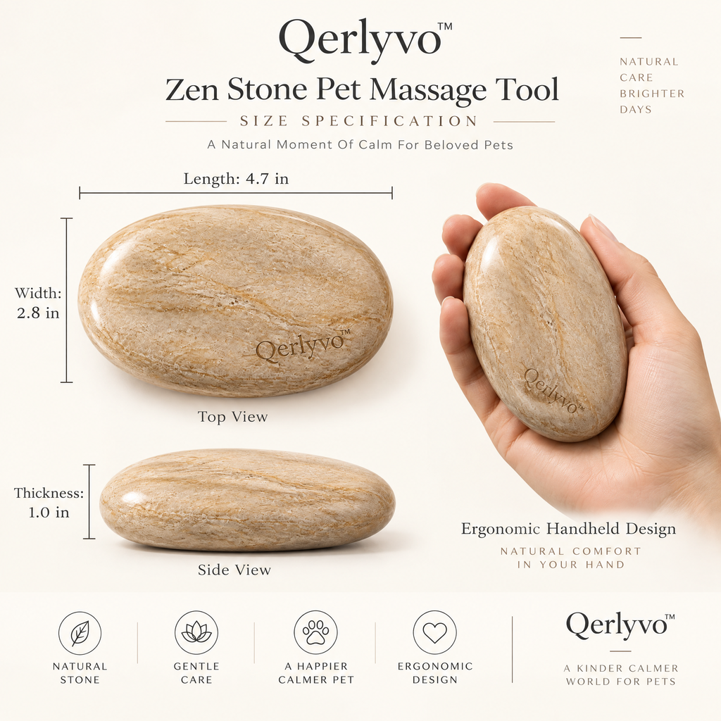 Qerlyvo™ Zen Stone Pet Massage Tool