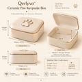 Qerlyvo™ Ceramic Paw Keepsake Box