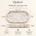 Qerlyvo™ Marble Pet Accessory Tray