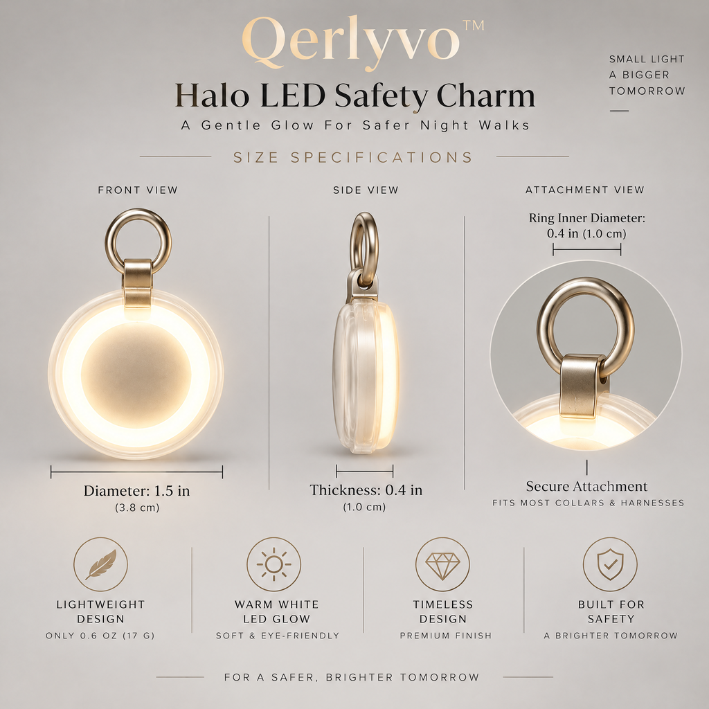 Qerlyvo™ Halo LED Safety Charm