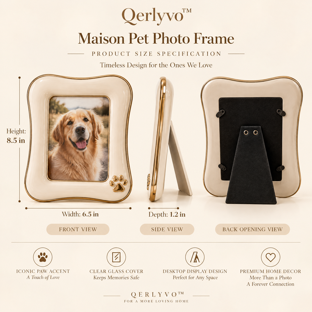 Qerlyvo™ Maison Pet Photo Frame