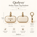 Qerlyvo™ Atelier Name Tag Pendant