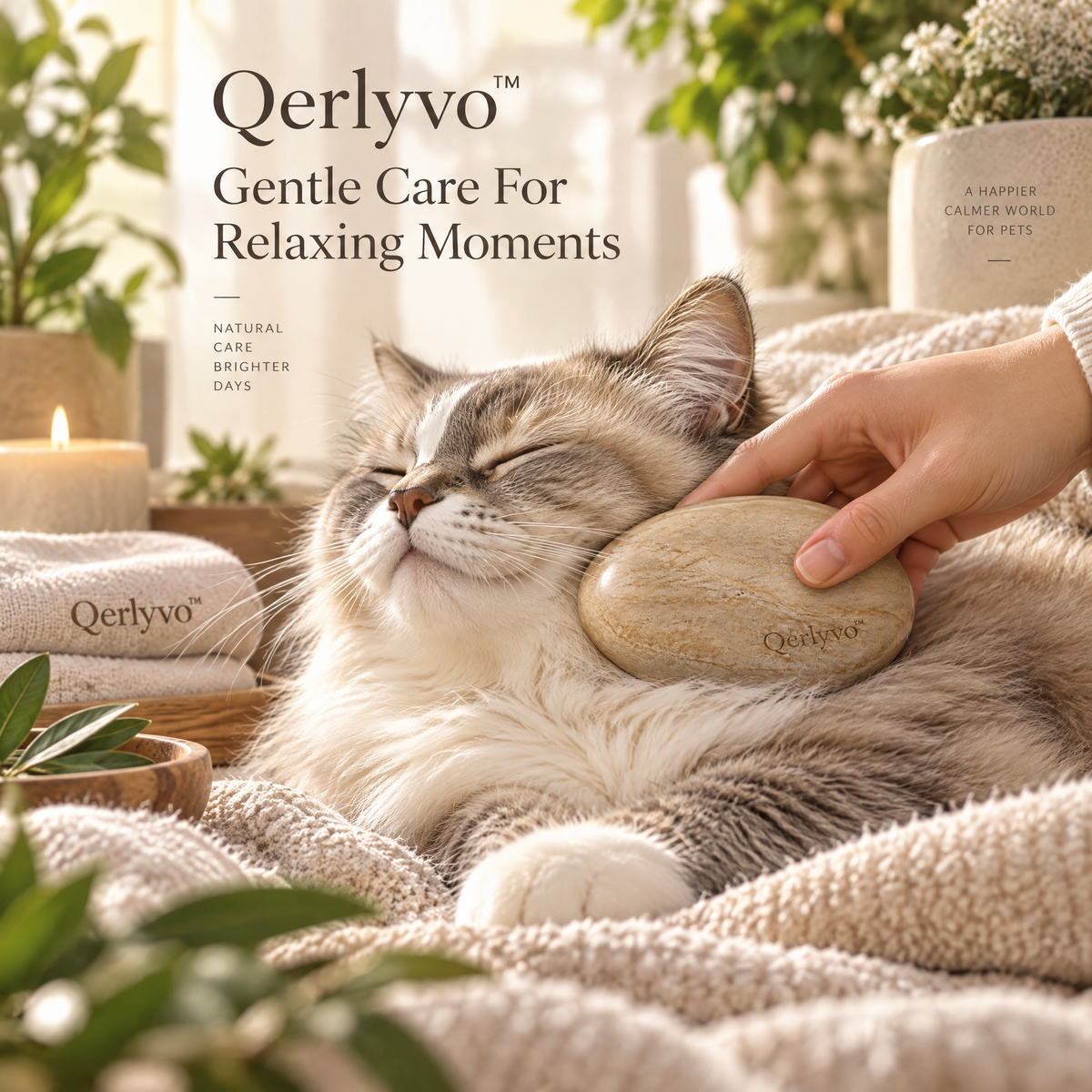 Qerlyvo™ Zen Stone Pet Massage Tool