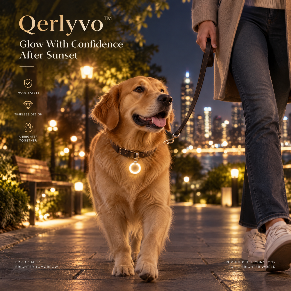 Qerlyvo™ Halo LED Safety Charm