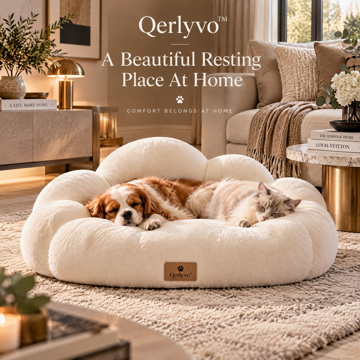 Qerlyvo™ Cloud Velvet Paw Cushion