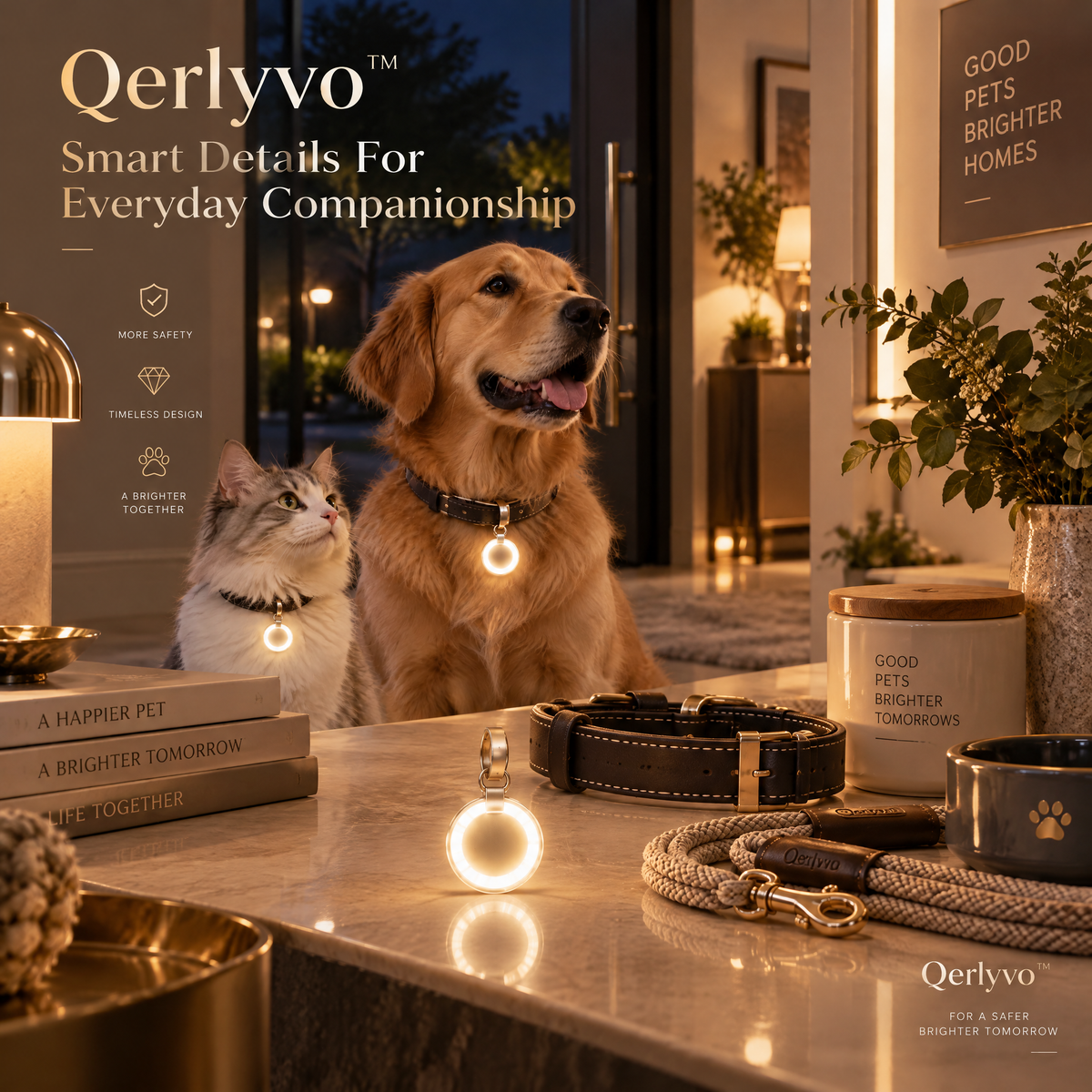 Qerlyvo™ Halo LED Safety Charm